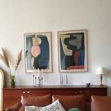 Contemporary painting signed