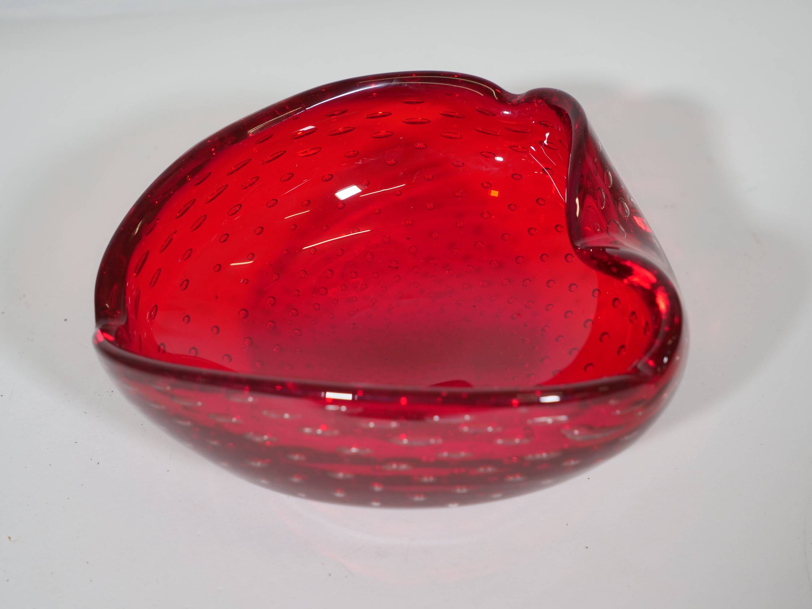 Carlo scarpa venini murano glass bowl
