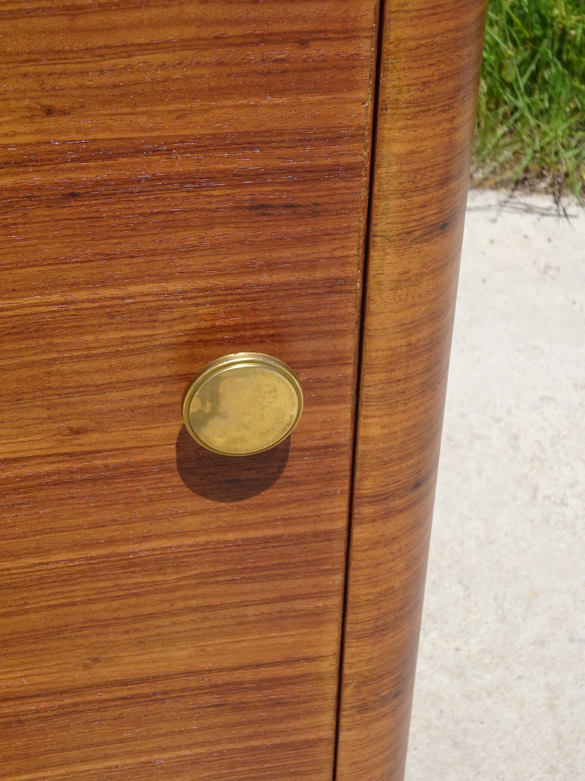Art Deco filing cabinet, column shape
