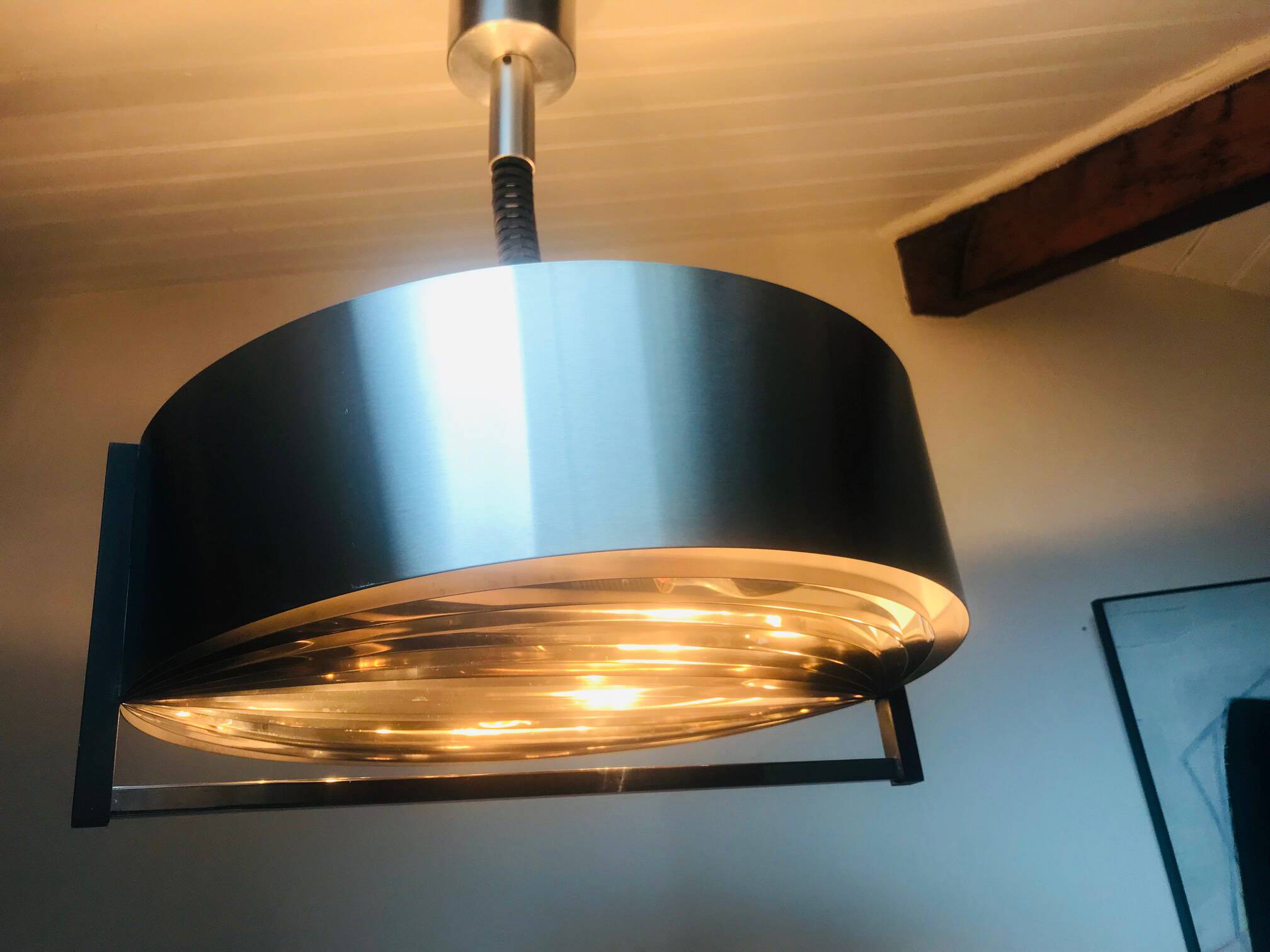 Vintage Pendant Lamp • Jean Gandelin • 1960 • Space Age