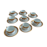Service à café en porcelaine de Limoges