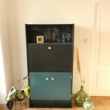 Vintage secretary blue oil