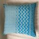 Cushion Kachin turquoise beige 50x50 cm