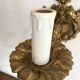 Pair of 1-light gilded brass wall lights