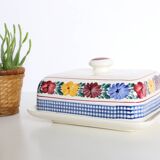 Ceramic butter dish, vintage