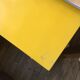 Small yellow metal desk