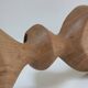Vintage sculptural wooden pocket tray