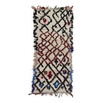Vintage Azilal Berber Rug - 190 x 77 cm
