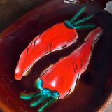 Vintage enameled ceramic bowl 1970