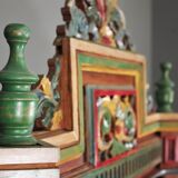 Carved wooden sideboard