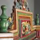 Carved wooden sideboard