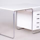 Bureau bauhaus blanc fabriqué dans les années 1930 en allemagne par robert slezak - restauré