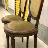 Louis XVI Style Medallion Chairs