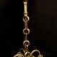 Lustre 4 lights bronze and crystal