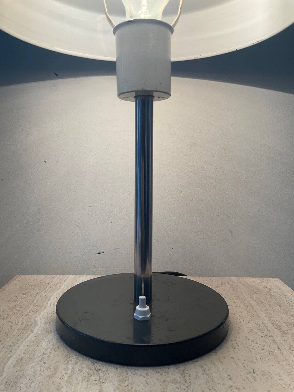 Vintage lamp from the 50s in sheet metal