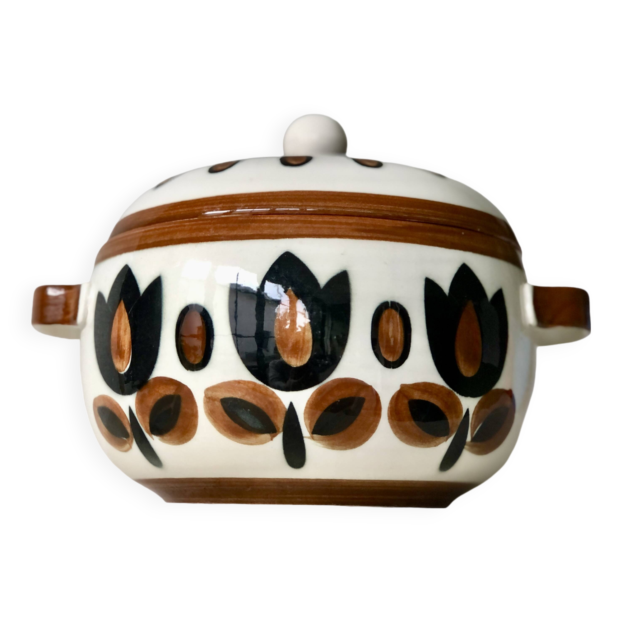 Soupière Boch La Louvière modèle Kimono