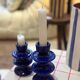 Majorelle lot dark blue candle holder