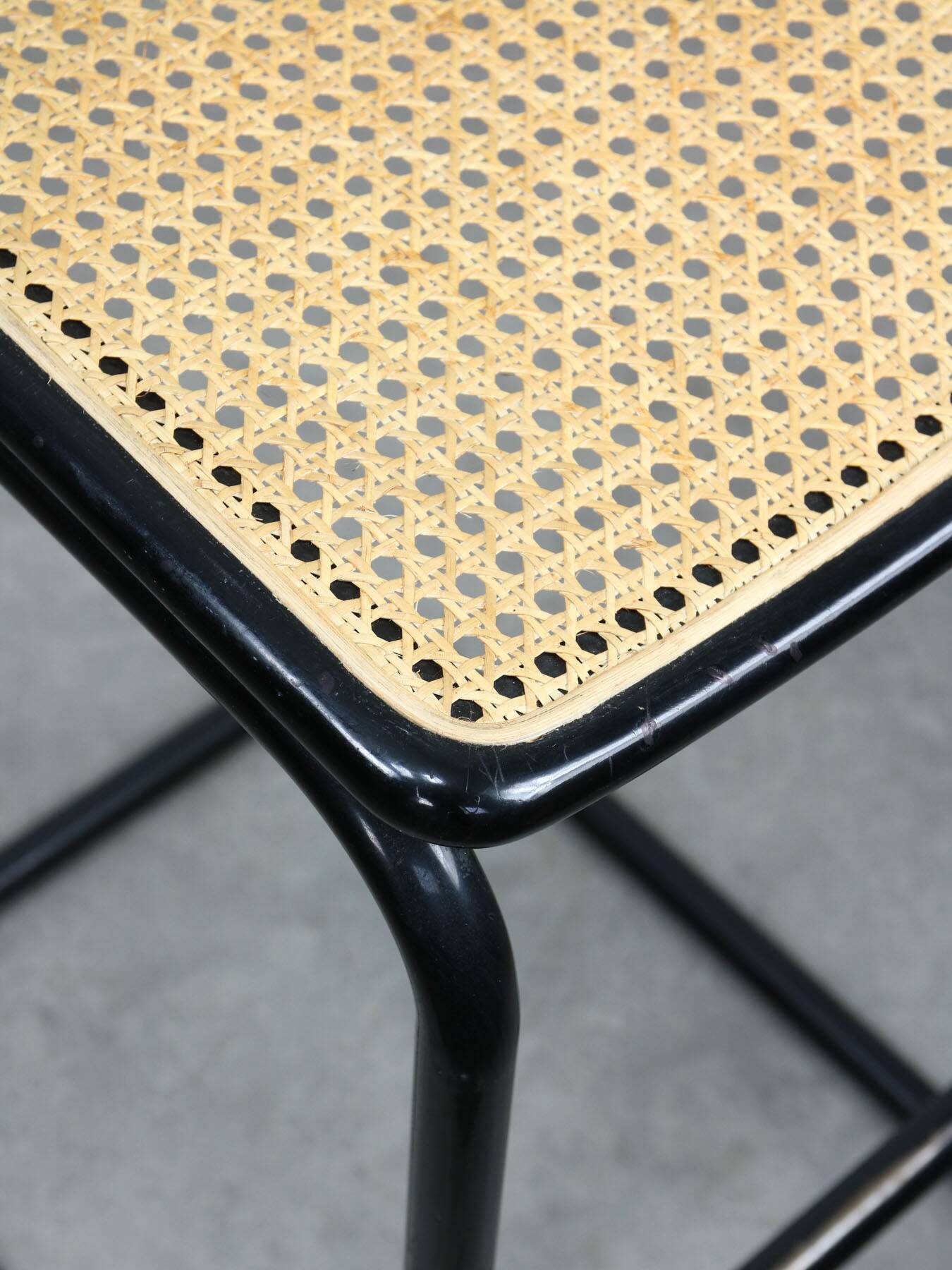 Pair of vintage Cesca Bar Chairs by Marcel Breuer