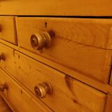 Commode 4 tiroirs en bois style anglais