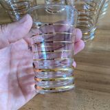 Set of vintage fifties glasses