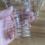 Lot de verres vintage années cinquantes