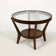 Round Coffee Table by Karel Koželka & Antonin Kropáček for Interier Praha, 1940s