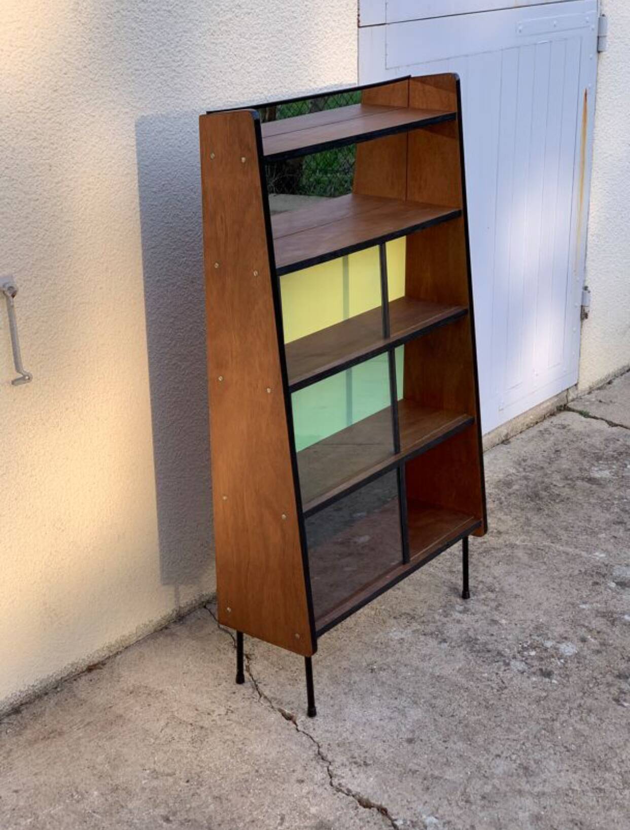 Bibliothèque vintage vitrée Alta 1950