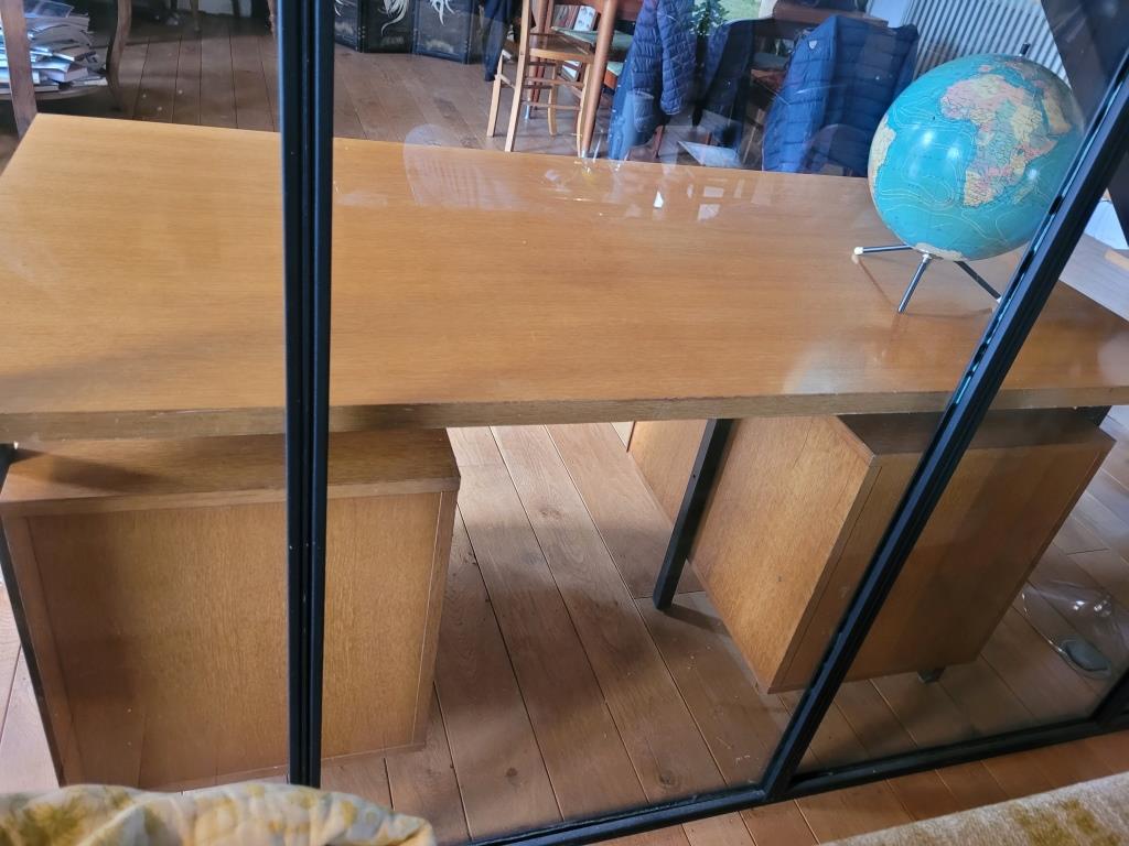 Wood and metal office 70s