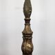 Lampadaire torchère en bois sculpté et doré