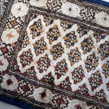 Tapis vintage en soie fait main Sivas 30cm x 66cm - 1C1011