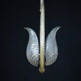 Ercole Barovier Murano glass chandelier. Italy 1940s