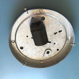 Round ceiling light in molded glass