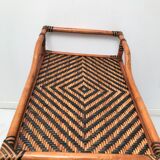 Dessert in rattan bamboo vintage cannage