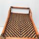 Desserte en rotin bambou cannage vintage