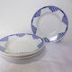 4 deep plates from Moulin des Loups et Hamage, Pantin model 211236