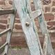 Large vintage ladder painter's stepladder 1950 vintage step ladder