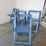 Set of 4 vintage folding chairs