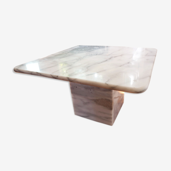 Table basse carrée en marbre