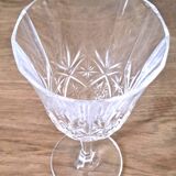 6 verres à pied en cristal