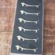 Set de 6 porte-couteaux chien