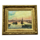 Oil on marine panel by rj bizet (1922-2015)