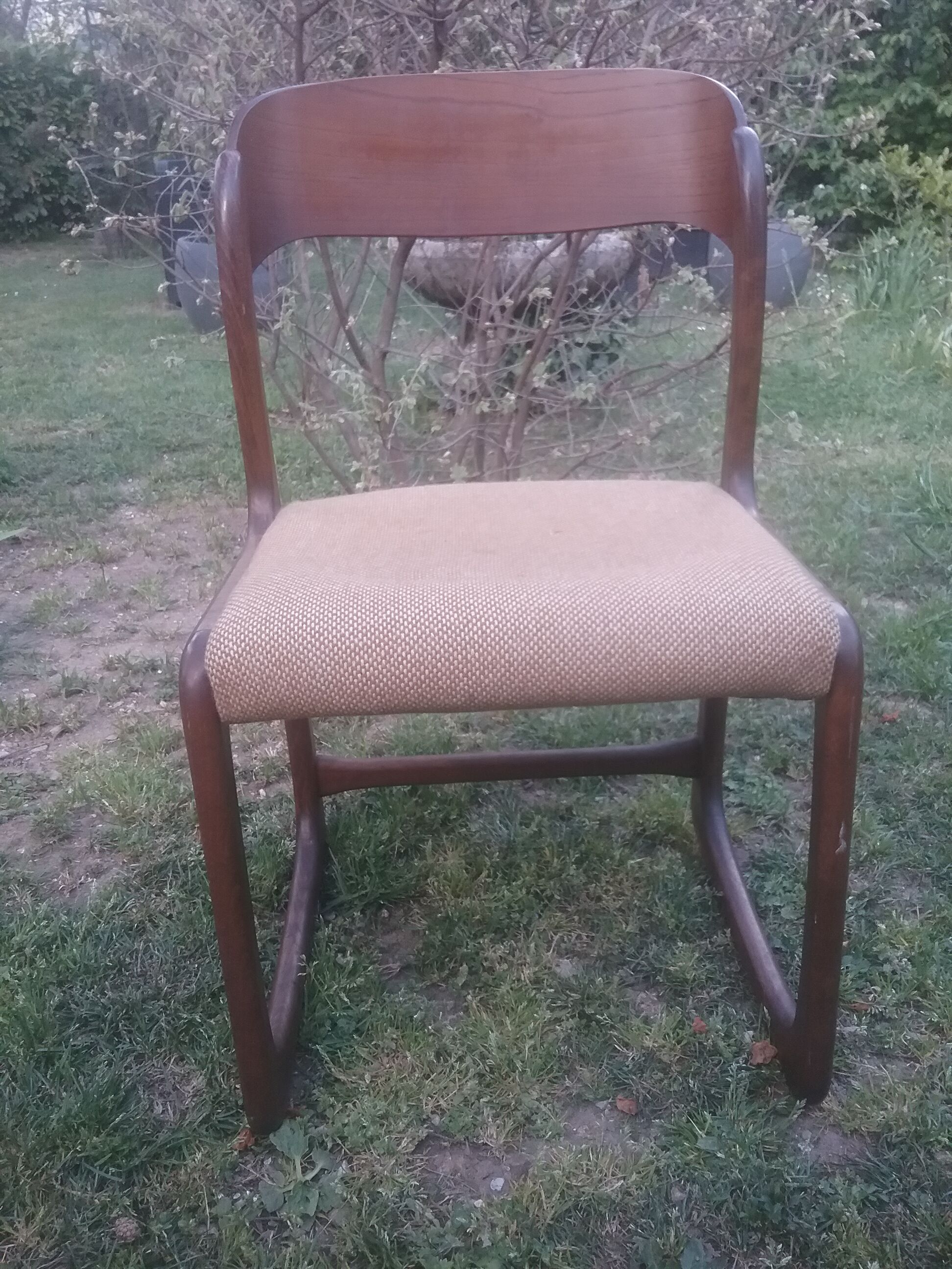 Lot of 6 Baumann sled chairs