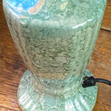 Marbled porcelain lamp base