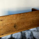 Booster bench Reconstruction in raw solid oak