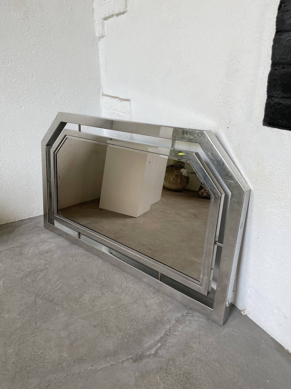 Art Deco Chrome Mirror