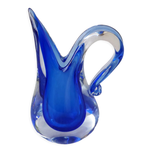 vase bleu murano