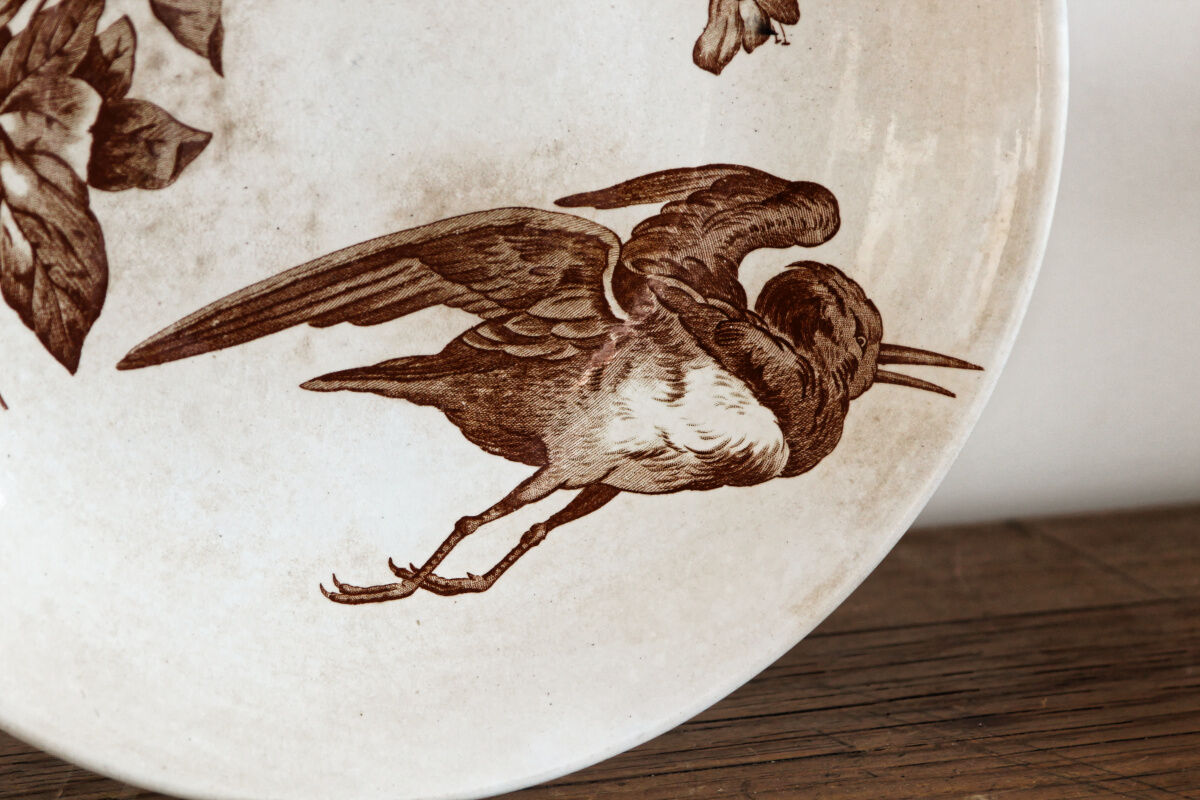 Longwy earthenware compotier