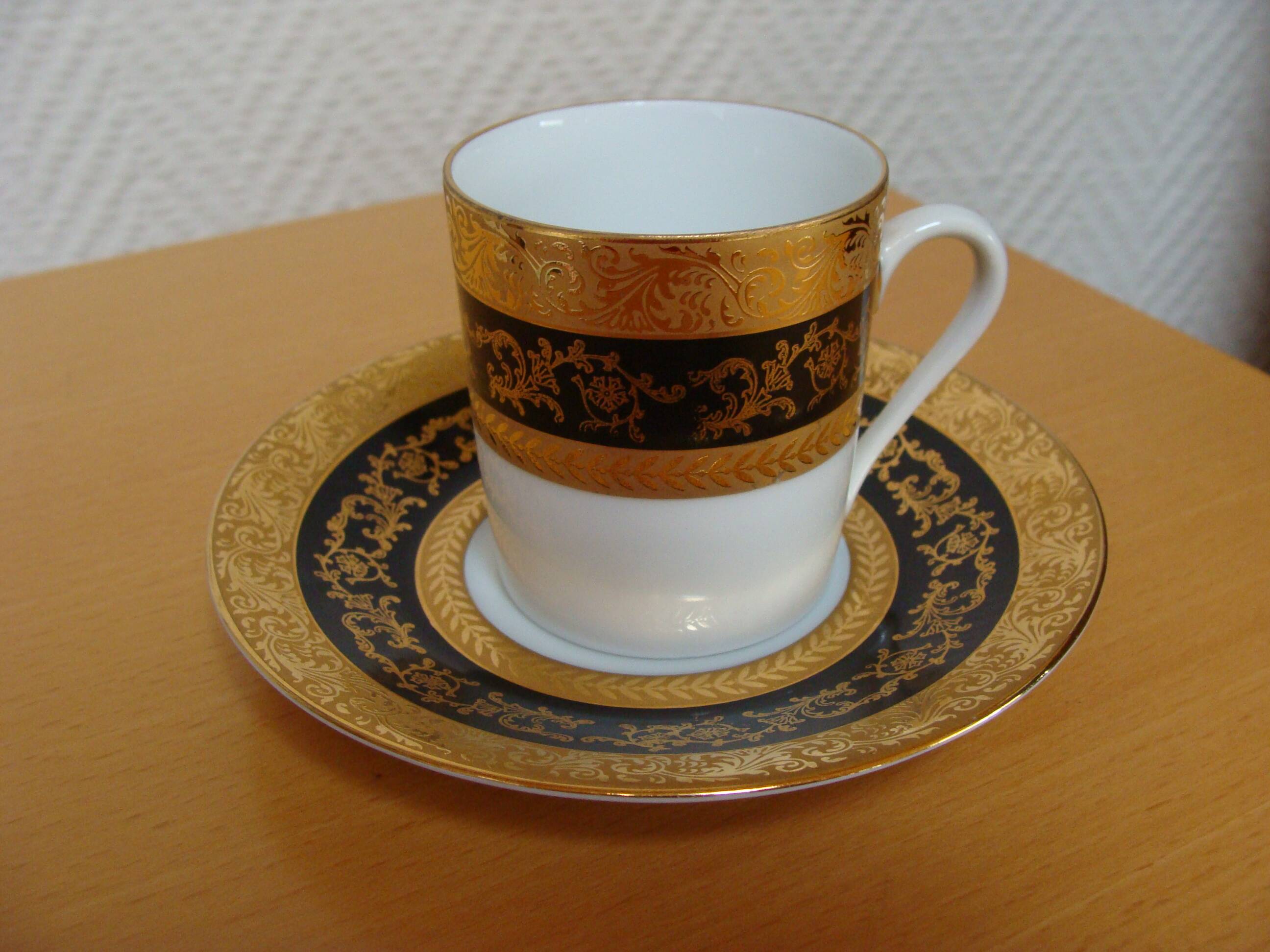 Limoges / Napoleon III cup and saucer