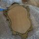 Antique mirror in Louis XV Rocaille style with carved frame.
