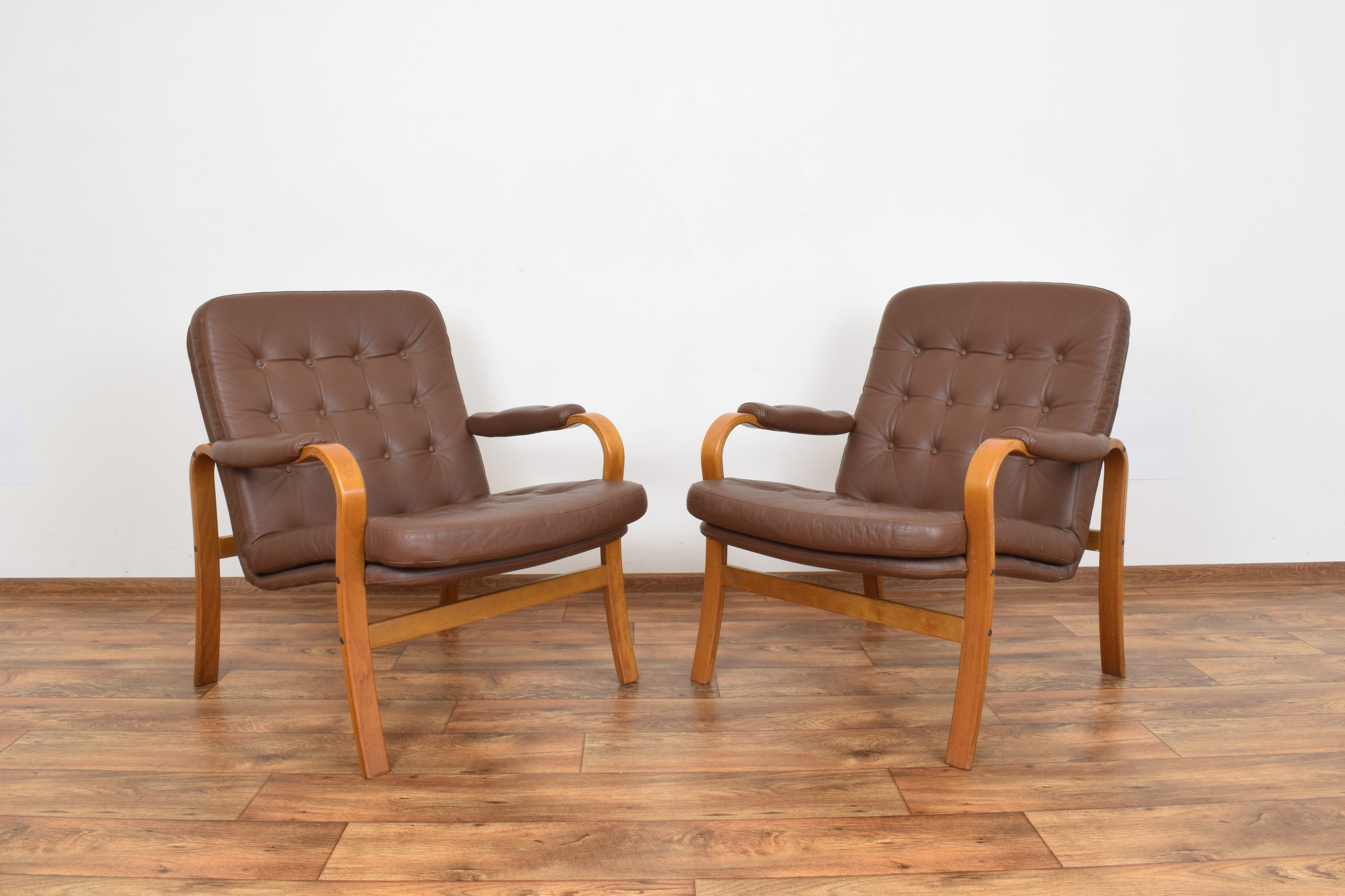 Mid-Century Swedish Armchairs from Göte Möbel, 1960s, Set of 2